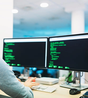 Poste de programmation à double écran