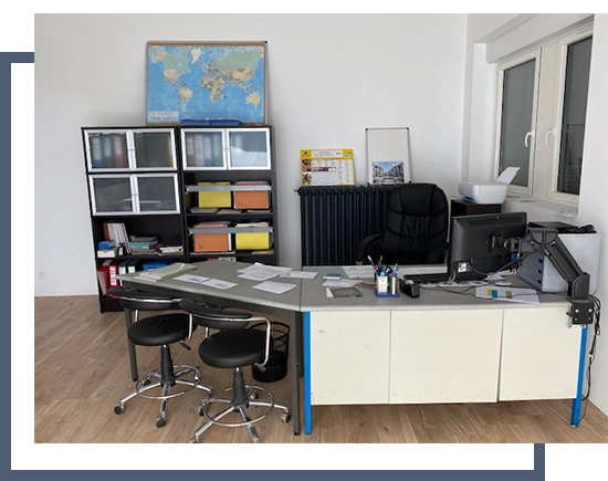 Les bureaux de Saitec Automatisme à Roanne